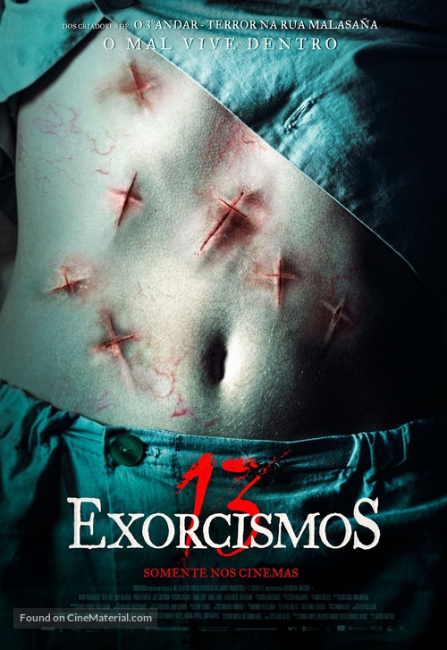 13 exorcismos - Brazilian Movie Poster