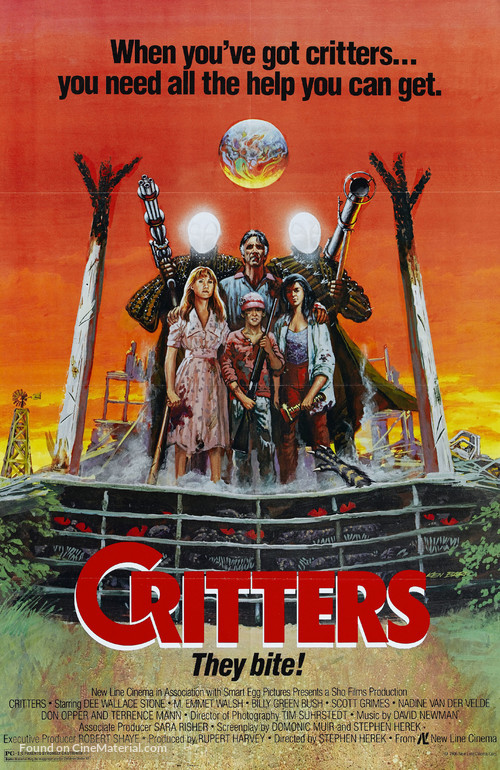Critters - Theatrical movie poster