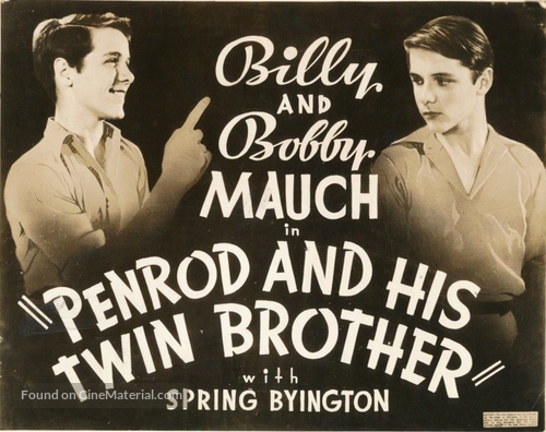 Penrod and His Twin Brother - Movie Poster