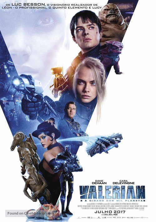 Valerian and the City of a Thousand Planets - Portuguese Movie Poster