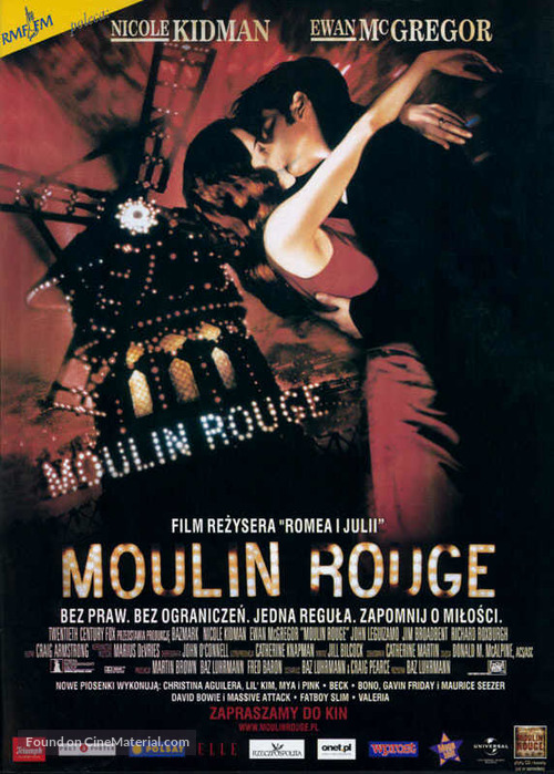 Moulin Rouge - Polish Movie Poster