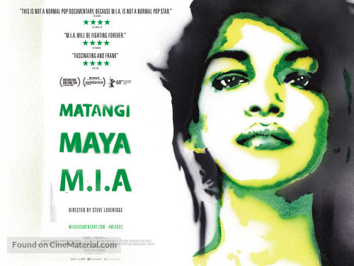 MATANGI/MAYA/M.I.A. - British Movie Poster