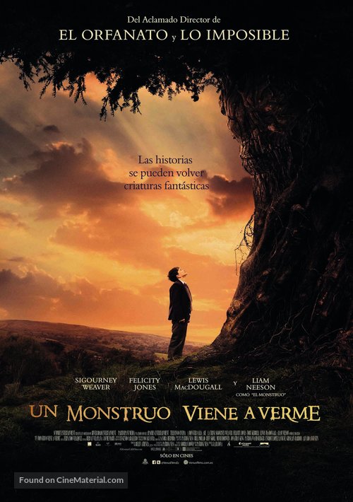 A Monster Calls - Argentinian Movie Poster