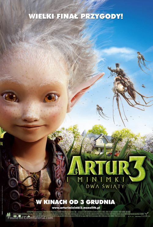 Arthur et la guerre des deux mondes - Polish Movie Poster