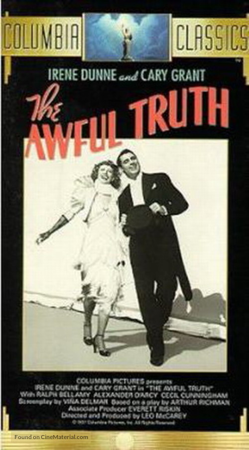 The Awful Truth - VHS movie cover