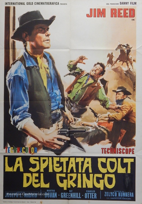 La venganza de Clark Harrison - Italian Movie Poster