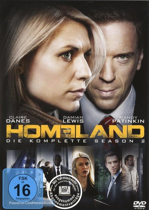 &quot;Homeland&quot; - German DVD movie cover
