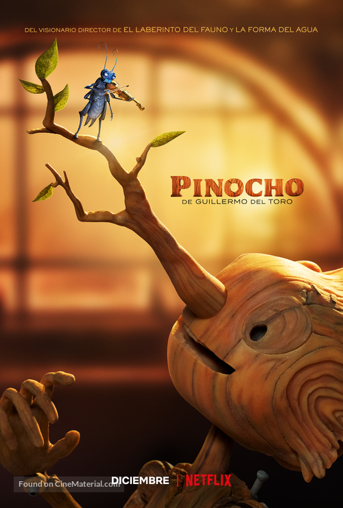 Guillermo del Toro&#039;s Pinocchio - Argentinian Movie Poster