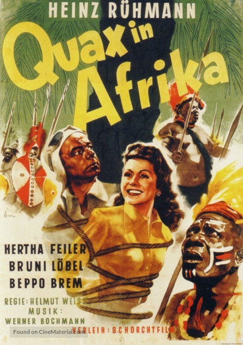 Quax in Afrika - German Movie Poster