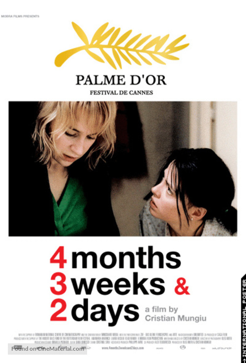 4 luni, 3 saptamini si 2 zile - International Movie Poster