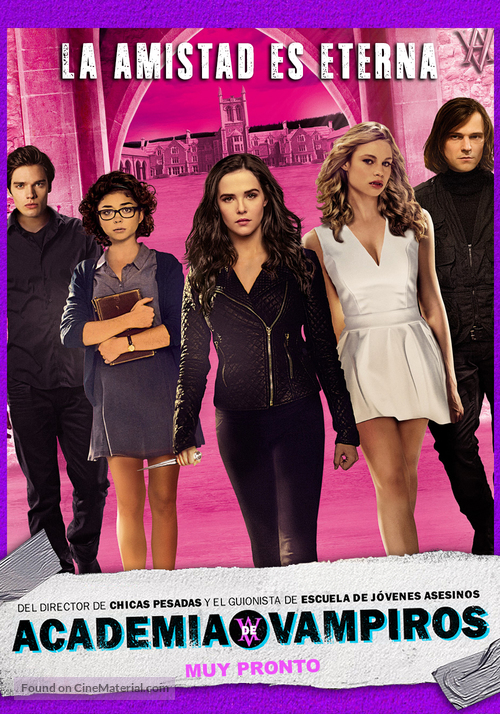 Vampire Academy - Mexican Movie Poster