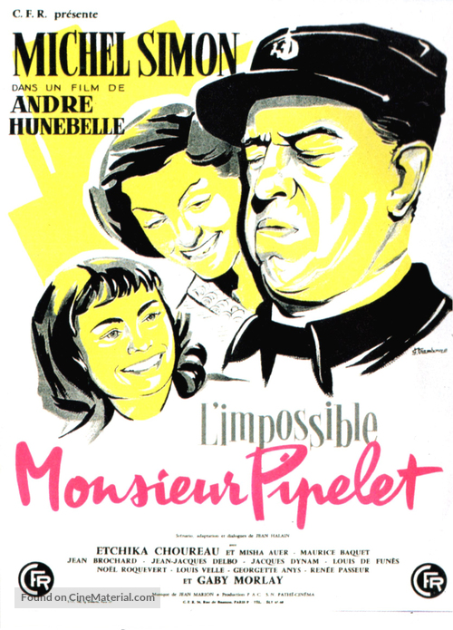 Impossible Monsieur Pipelet, L&#039; - French Movie Poster