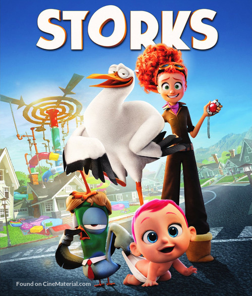 Storks - Blu-Ray movie cover
