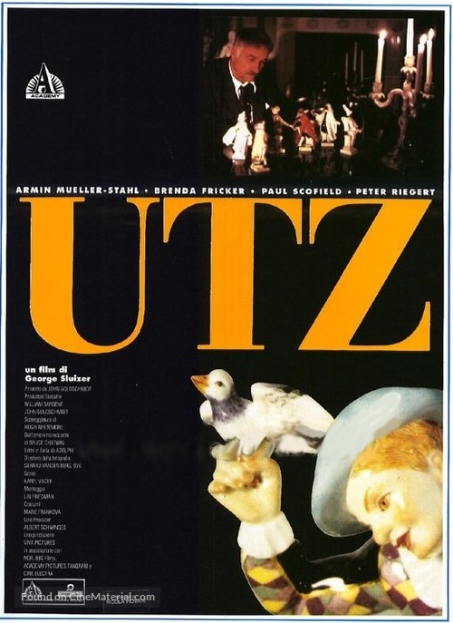 Utz - Italian Movie Poster