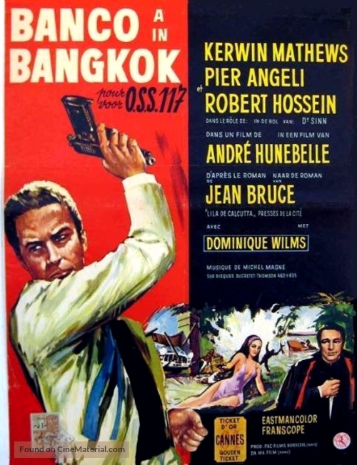 Banco &agrave; Bangkok pour OSS 117 - Belgian Movie Poster