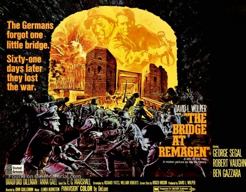 The Bridge at Remagen - British Movie Poster