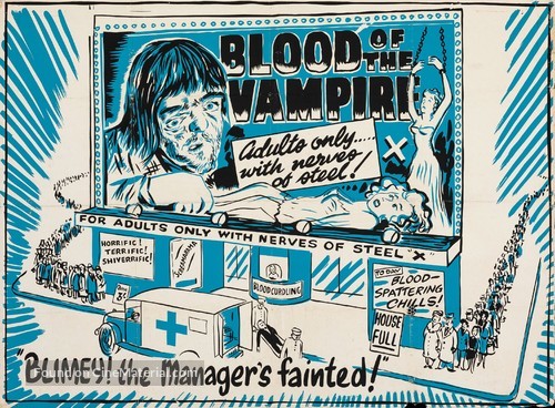 Blood of the Vampire - British Movie Poster