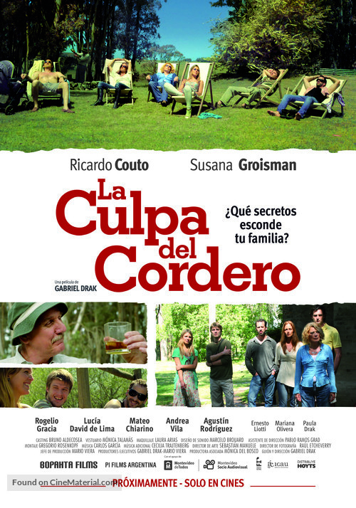 La Culpa del Cordero - Argentinian Movie Poster