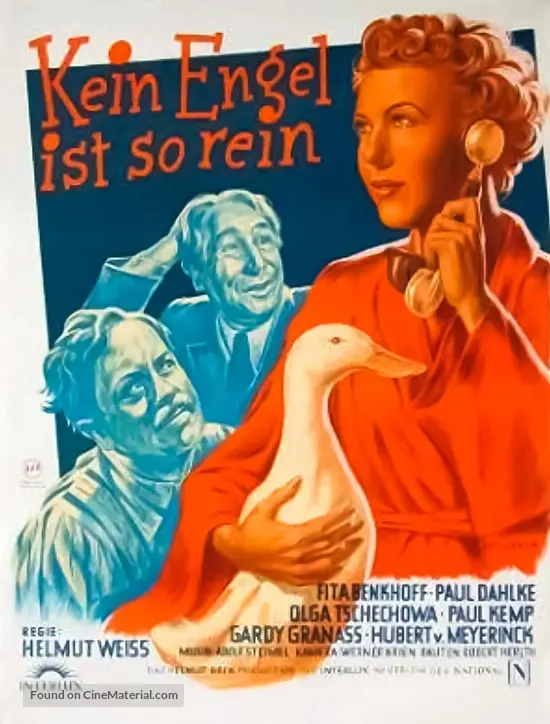 Kein Engel ist so rein - German Movie Poster