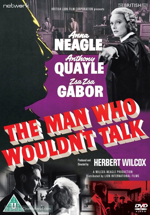 The Man Who Wouldn&#039;t Talk - British DVD movie cover