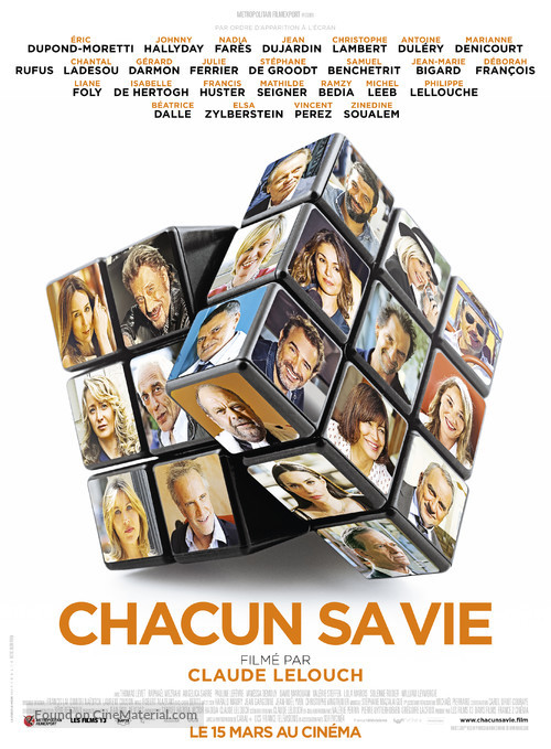 Chacun sa vie - French Movie Poster