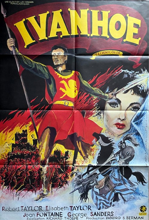 Ivanhoe - French Movie Poster