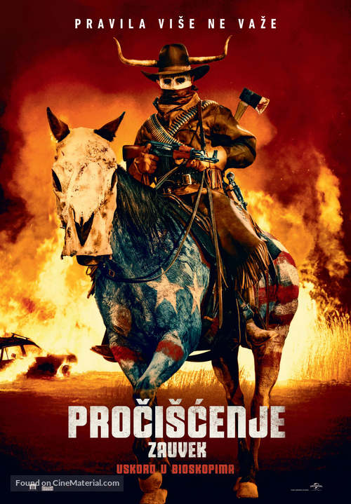 The Forever Purge - Serbian Movie Poster