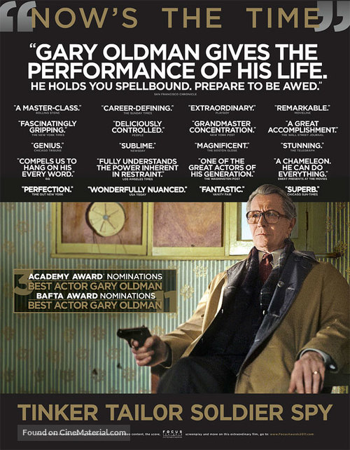 Tinker Tailor Soldier Spy - For your consideration movie poster