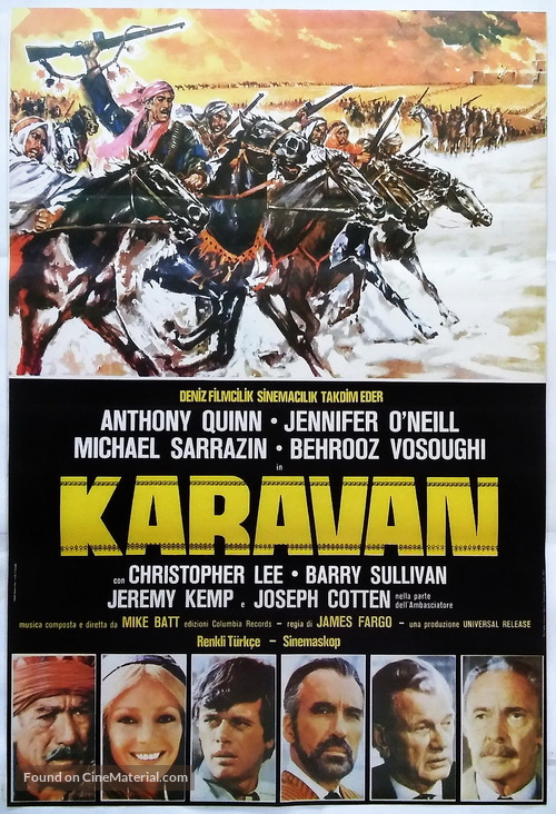 Caravans (1978) Turkish movie poster