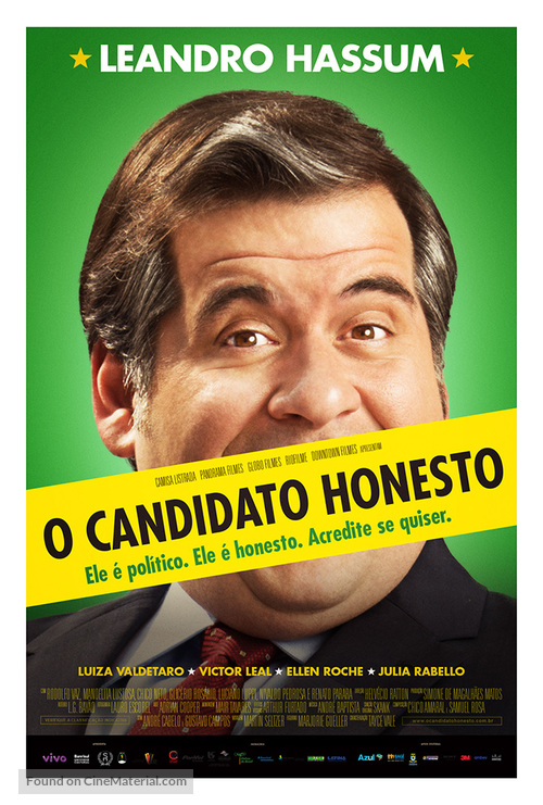 O Candidato Honesto - Brazilian Movie Poster