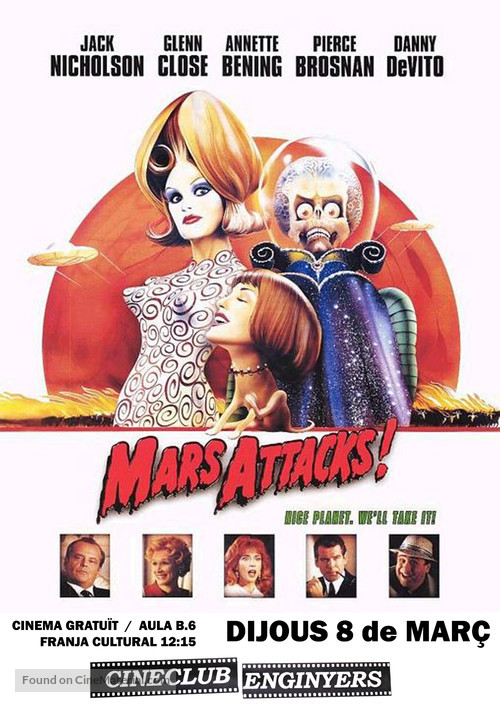 Mars Attacks! - Turkish Movie Poster