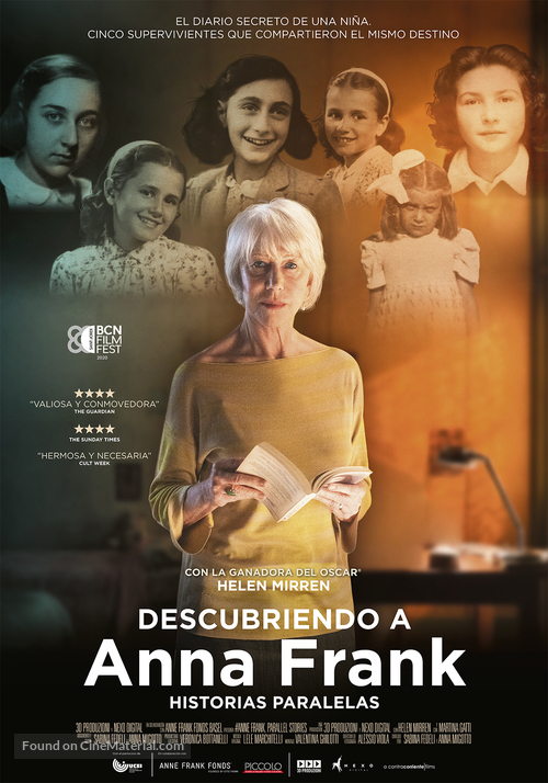 #Anne Frank Parallel Stories - Spanish Movie Poster