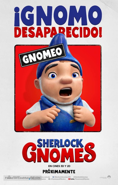 Sherlock Gnomes - Argentinian Movie Poster