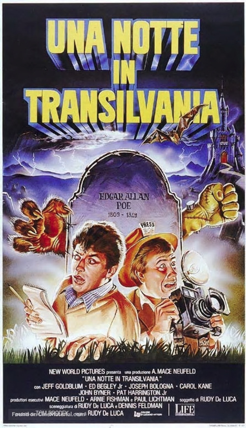 Transylvania 6-5000 - Italian Movie Poster