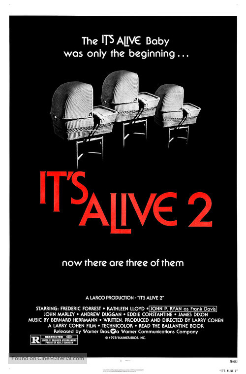 It Lives Again - Movie Poster