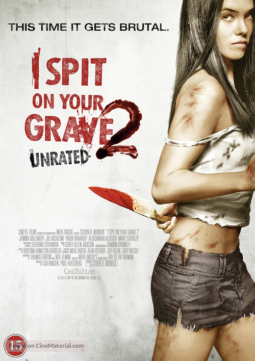 I Spit on Your Grave 2 - Danish DVD movie cover