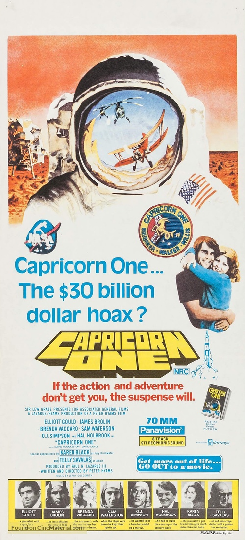 Capricorn One - Australian Movie Poster