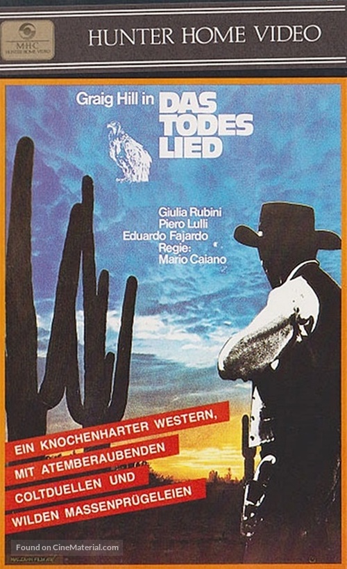 Sette pistole per un massacro - German VHS movie cover