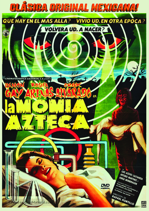 La momia azteca - Mexican DVD movie cover