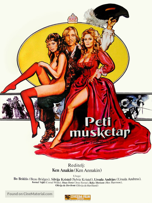 The Fifth Musketeer - Yugoslav Movie Poster