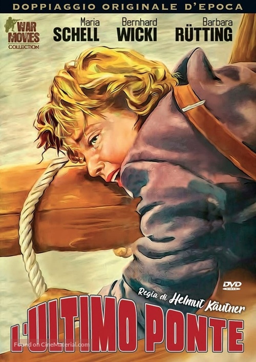 Die letzte Br&uuml;cke - Italian DVD movie cover