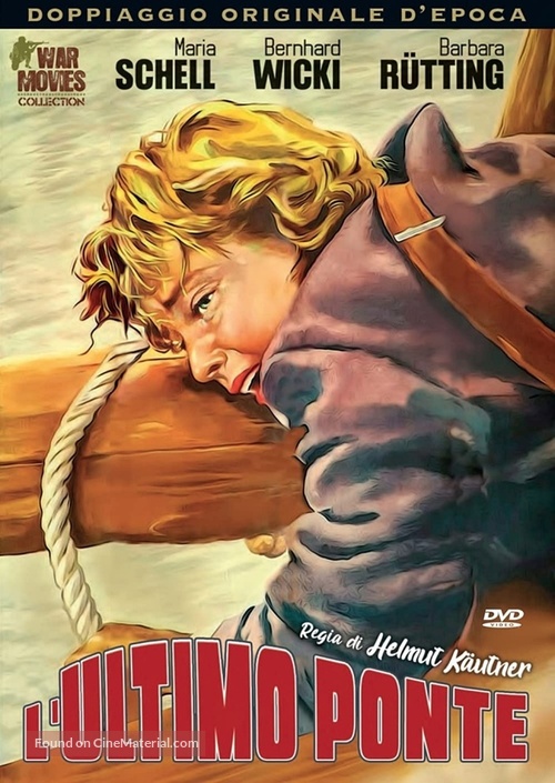 Die letzte Br&uuml;cke - Italian DVD movie cover