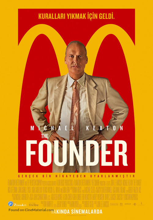 The Founder - Turkish Movie Poster