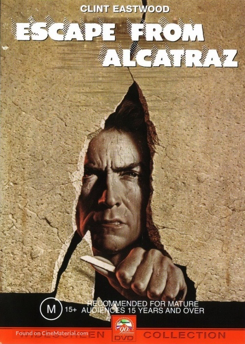 Escape From Alcatraz - Australian DVD movie cover