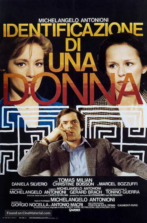 Identificazione di una donna - Italian Movie Poster