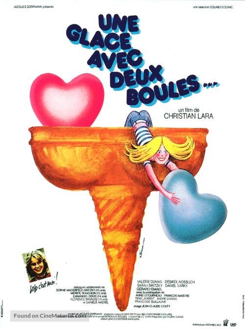 Une glace avec deux boules... - French Movie Poster