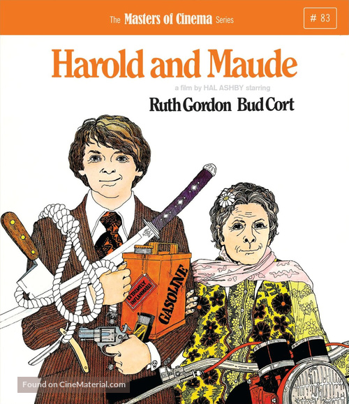 Harold and Maude - British Blu-Ray movie cover