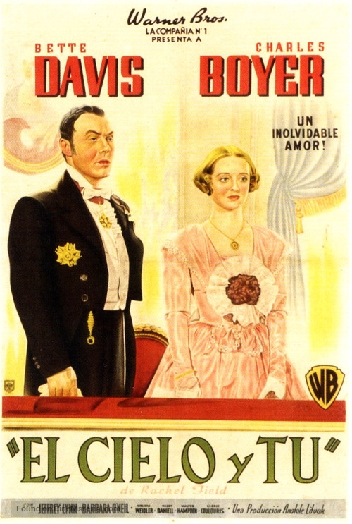 All This, and Heaven Too - Argentinian Movie Poster