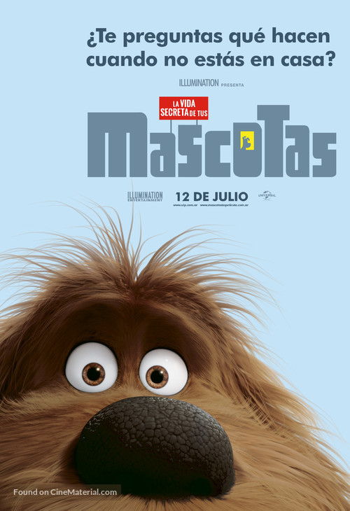 The Secret Life of Pets - Argentinian Character movie poster