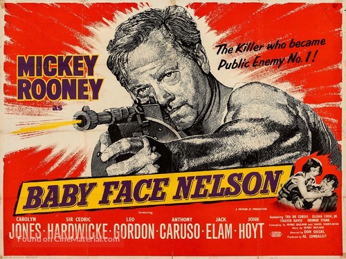 Baby Face Nelson - British Movie Poster